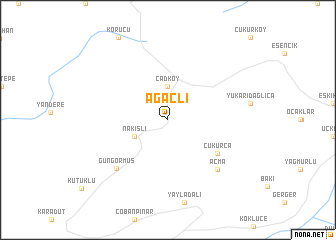 map of Ağaçlı