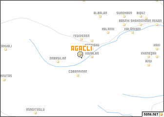 map of Ağaçlı