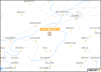 map of Ağaçpınar