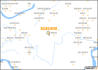 map of Agadama