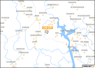 map of Agada