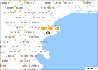 map of Agadhaíika