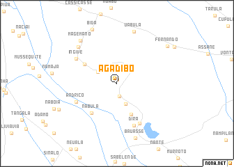 map of Agadibo