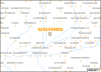 map of Agadir Abbou
