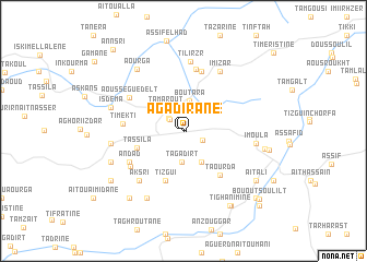 map of Agadirane