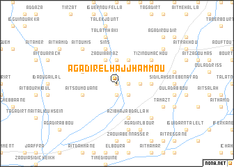 map of Agadir el Hajj Hammou