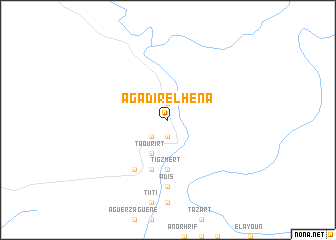 map of Agadir el Hena
