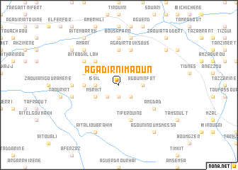 map of Agadir nʼ Imaoun