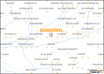 map of Agadir Rmel