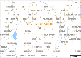 map of Agadir Tassaout