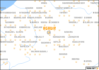 map of Agadir
