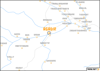 map of Agadir