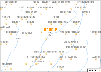 map of Agadir