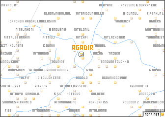 map of Agadir