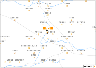 map of Agadi