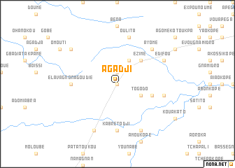 map of Agadji