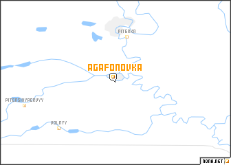 map of Agafonovka