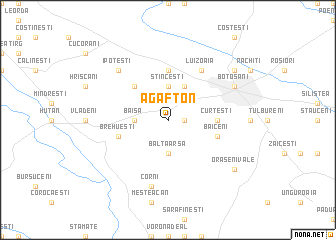 map of Agafton