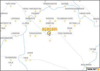 map of Aga Gari