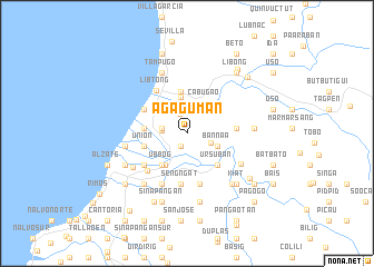 map of Ag-aguman