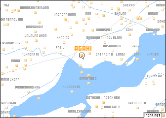 map of Āgahi