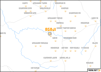 map of Agaji