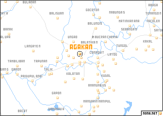 map of Agakan