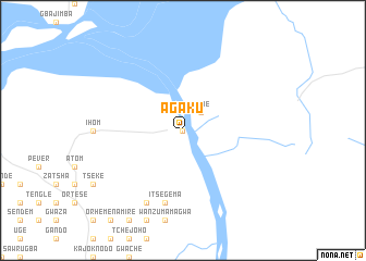 map of Agaku
