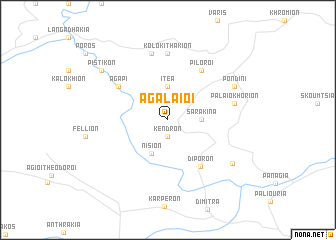 map of Agalaíoi