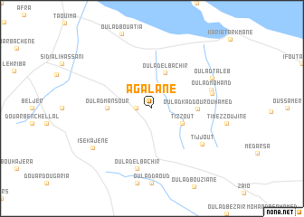 map of Agalane