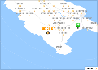 map of Agalás