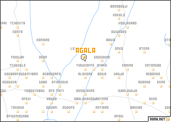 map of Agala