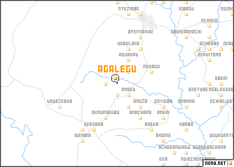 map of Agalegu