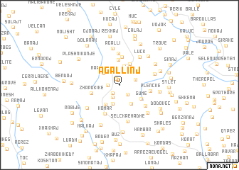 map of Agallinj