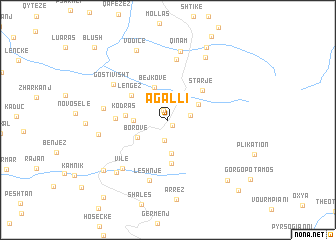 map of Agalli