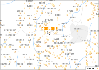 map of Agaloke