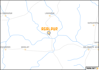 map of Āgalpur