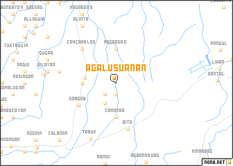 map of Agalusuanan