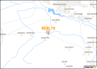 map of Agalyk