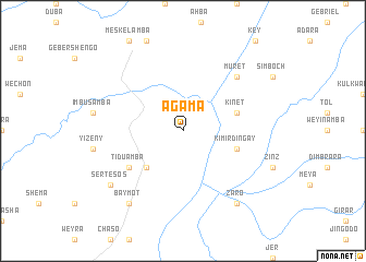 map of Āgama