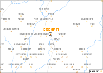 map of Agameti