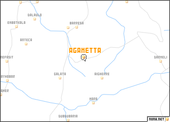 map of Agametta