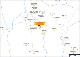 map of Āgamet