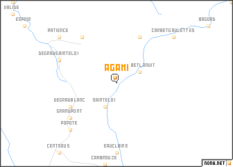 map of Agami