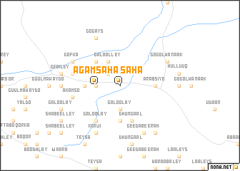 map of Agamsaha