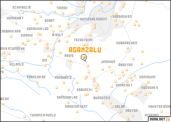 map of Agamzalu