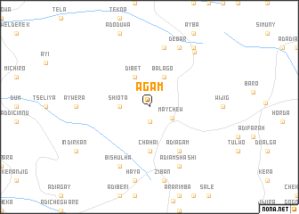 map of Āgam