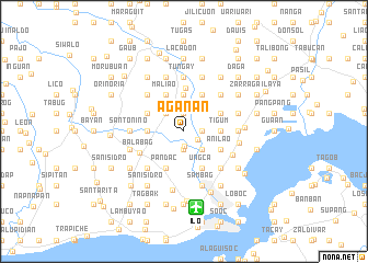 map of Aganan