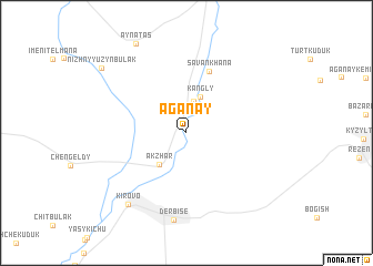 map of Aganay