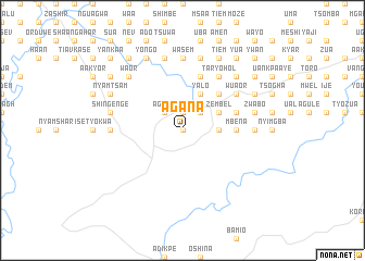 map of Agana